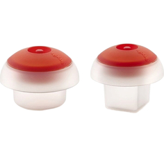 Форма Lekue для приготовления яиц в СВЧ круглая, квадратная, прозрачная, 2 шт