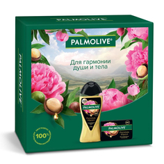 Набор подарочный Palmolive Роскошь масел гель для душа, мыло, мочалка