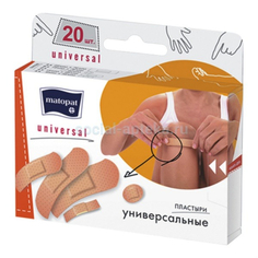 Пластыри Matopat universal 19х76 мм, 10 шт