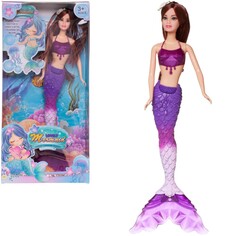 Кукла Junfa русалочка шатенка с подсветкой (WJ-23984)