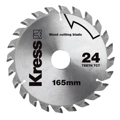 Диск твердосплавный по дереву KRESS 24T TCT 165 мм (KA8208)