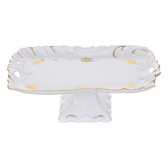 Блюдо прямоугольное Leander "Элишка 2723" на ножках 28 см