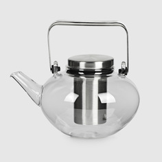 Чайник заварочный Everblooming с металлической крышкой и фильтром 1000 мл