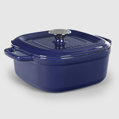 Кастрюля Surel Shallow синяя 24 см