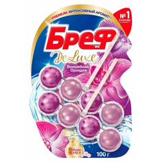 Блок туалетный Бреф ДеЛюкс Волшебная орхидея 50 г 2 шт Bref