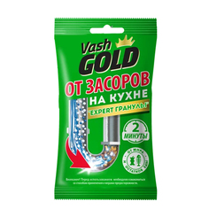 Средство Vash Gold Expert от засоров для кухни гранулы Саше 70гр
