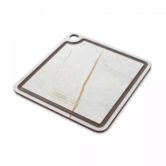 Подставка Composeeat под горячее/доска для сервировки 18х18 см, мраморный Грейс, композитный материал