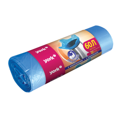 Мешки York для мусора с завязками 60л (20 штук)