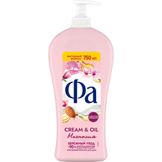 Крем-гель для душа Фа Cream & oil Магнолия 750 мл Fa