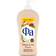 Крем-гель для душа Фа Cream & oil Какао 750 мл Fa