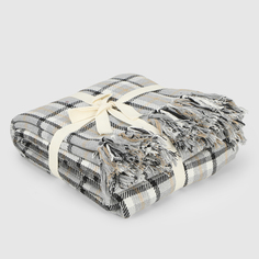 Плед Homelines textiles checked gray 180х200 см