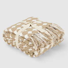 Плед Homelines textiles circles бежевый 180х200 см