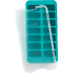 Форма для льда Lekue прямоугольники голубая