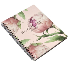 Тетрадь Be Smart Peony 80 листов, клетка, 156х207 мм