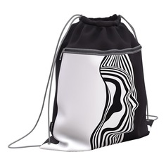 Мешок для обуви Erich Krause Side View с карманом на молнии 500х410 мм