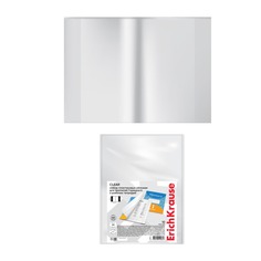Набор пластиковых обложек Erich Krause Fizzy Clear 242х338 мм, 10 шт