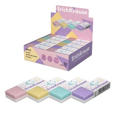 Ластик Erich Krause Smile в ассортименте