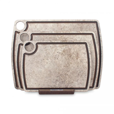 Набор ComposeEat из 3-х разделочных досок на подставке, песчаник