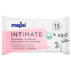 Влажные салфетки Mepsi для интимной гигиены 15 шт