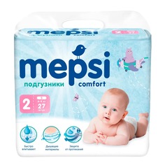 Подгузники детские Mepsi S, 4-9 кг, 27 шт