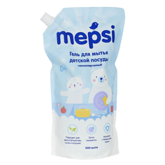 Гель для мытья посуды и игрушек Mepsi дой-пак 1 л