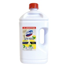 Средство для мытья пола и других поверхностей Доместос Лимон и мята 2,5 л