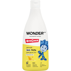 Детский гель для душа Wonder Lab Банановый рай 2в1, 0,55 л