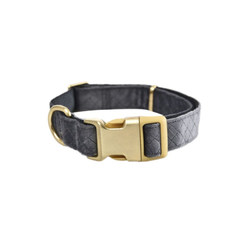 Ошейник для собак Foxie velvet l графит