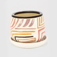 Горшок для цветов с поддоном Viet Thanh Африка d20