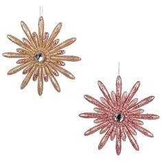 Игрушка елочная Kurt S. Adler снежинка 10см (ZCI2286) в ассортименте