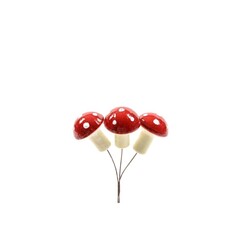 Грибочки декор Mercury NY h.14 см