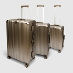 Набор чемоданов Smarter Luggage 3 размеров: 20, 24,28, шампань