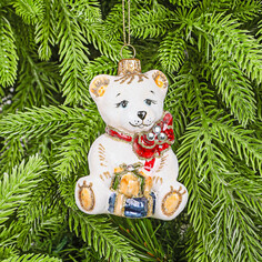 Набор ёлочных игрушек Snow and Stars Кукла и мишка 2 шт