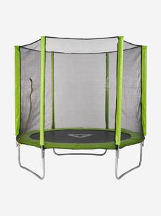 Батут Torneo A-908 EN с внешней сеткой, 244 см, Зеленый