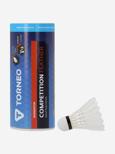 Набор воланов для бадминтона Torneo, 3 шт, Белый