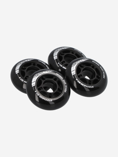 Набор колес для роликов детский Reaction 70 мм, 80 А, 4 шт, Черный Re:Action