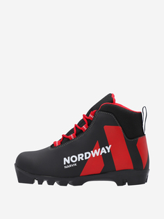 Ботинки для беговых лыж детские Nordway Narvik NNN, Черный