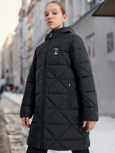 Пальто утепленное для девочек Kappa, Черный