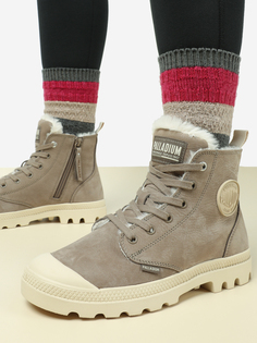 Ботинки утепленные женские PALLADIUM Revolt Boot Zip, Коричневый