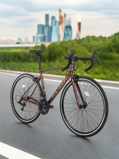 Велосипед шоссейный Polygon Strattos S3, Коричневый