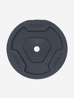 Диск 10 кг в корпусе из ПВХ Torneo, Серый