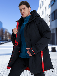 Пуховик мужской оверсайз Bask Yukagir, Черный