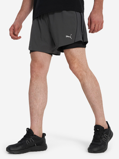 Шорты мужские PUMA Run Velocity 2 In 1, Серый