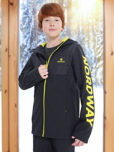 Куртка софтшелл для мальчиков Nordway, Черный