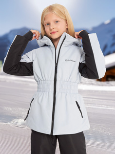 Куртка утепленная для девочек Glissade, Серый